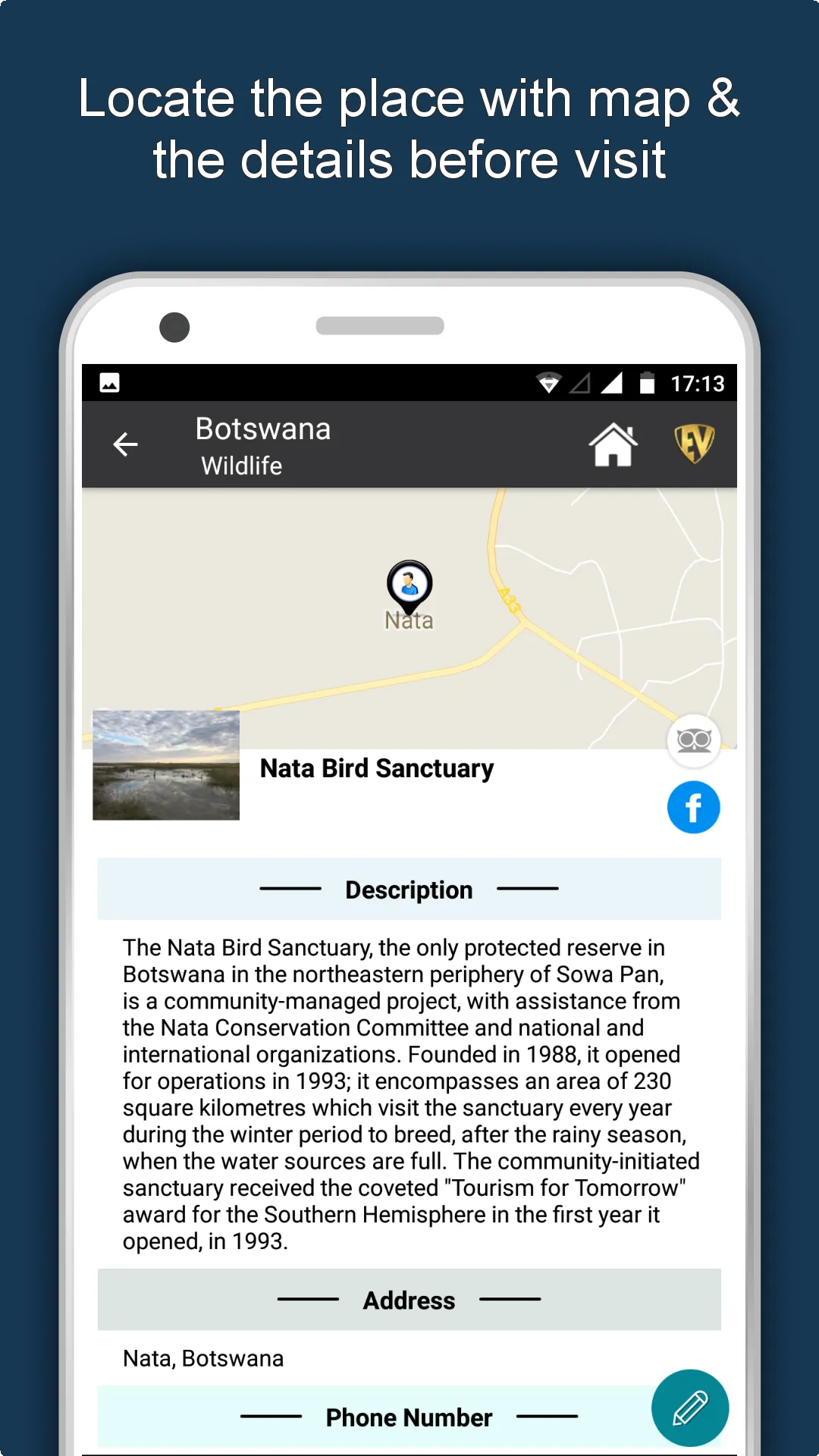 Botswana Travel & Explore, Off | Indus Appstore | Screenshot