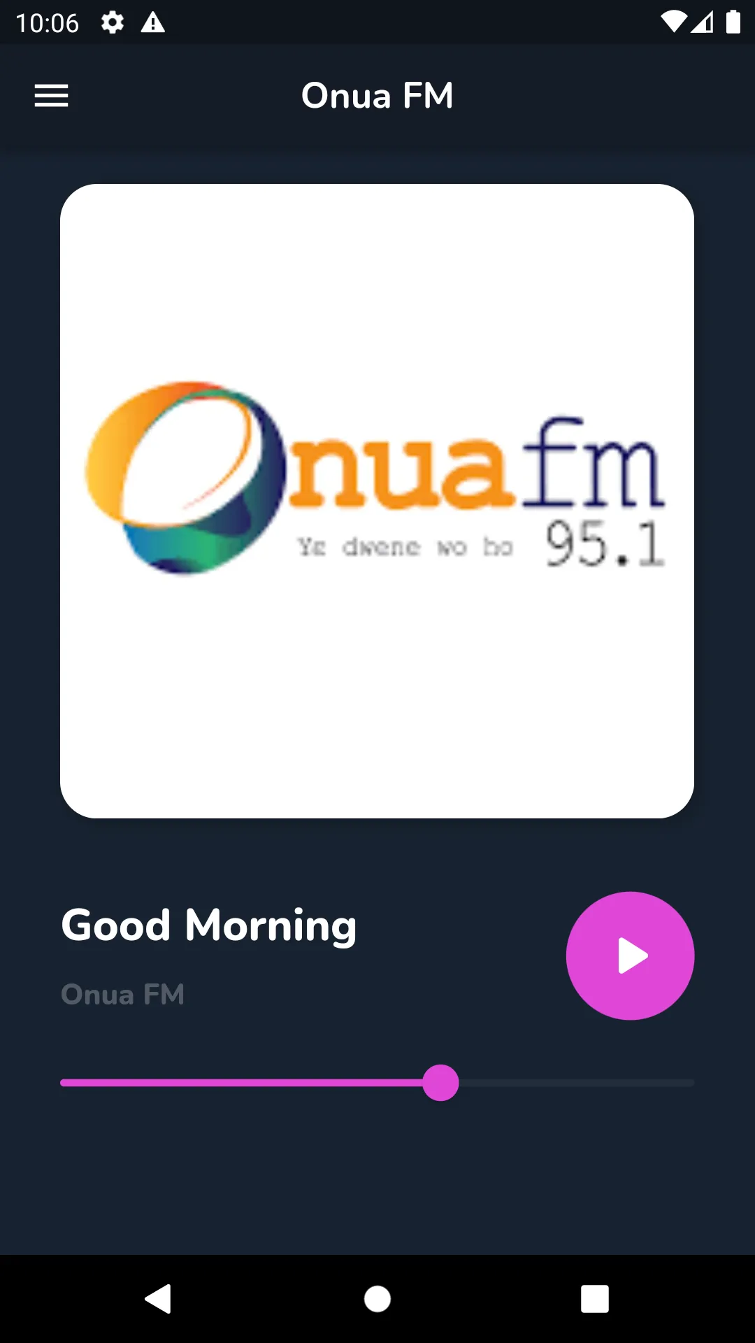 Onua FM | Indus Appstore | Screenshot