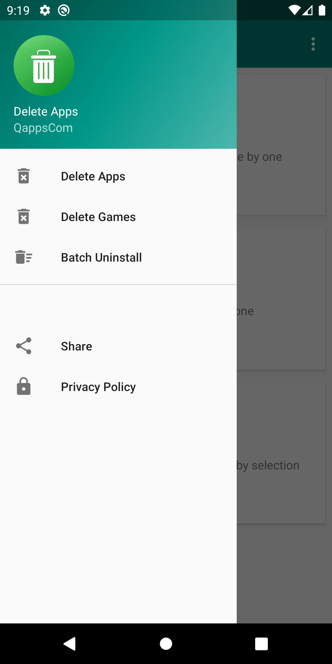 Delete apps - Uninstall apps | Indus Appstore | Screenshot