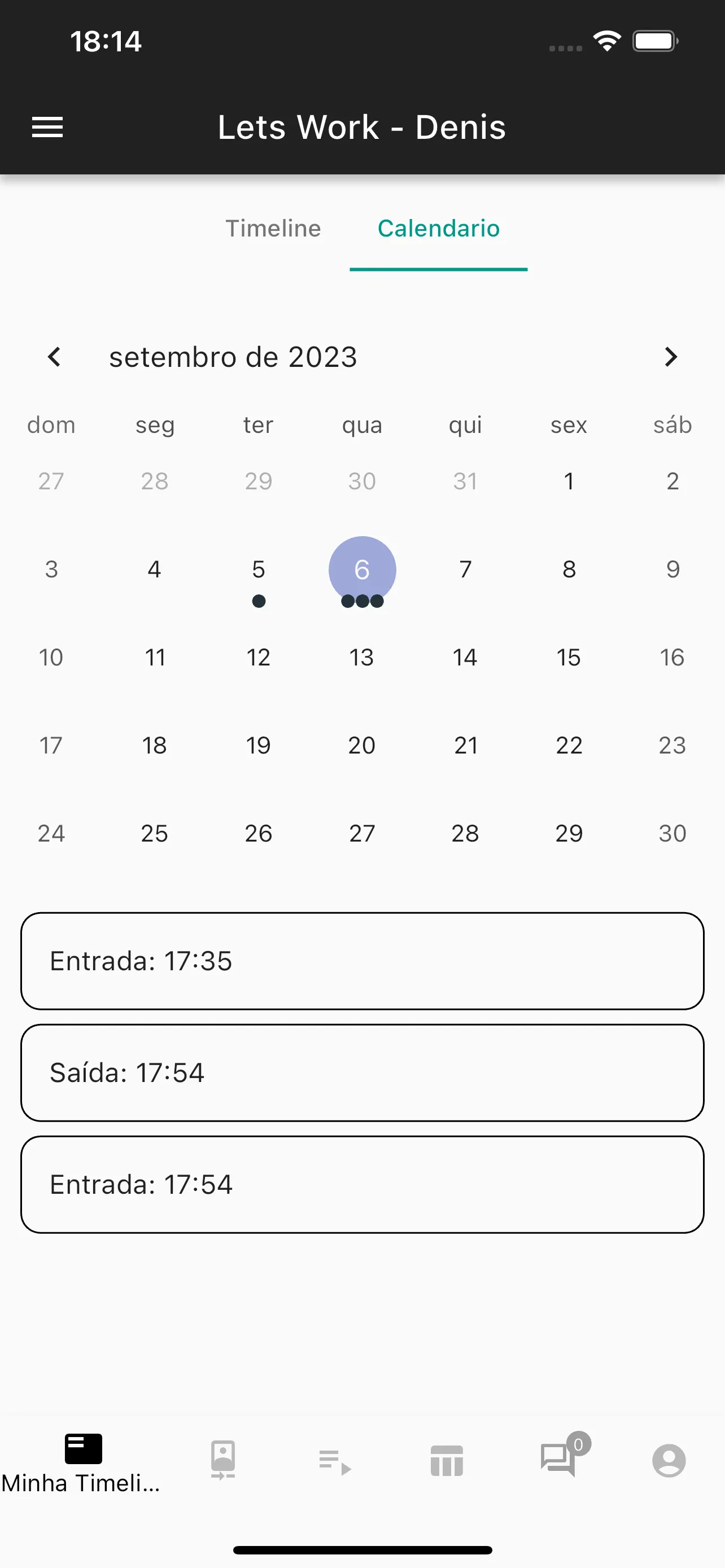 Meu Let's Work (Colaborador) | Indus Appstore | Screenshot