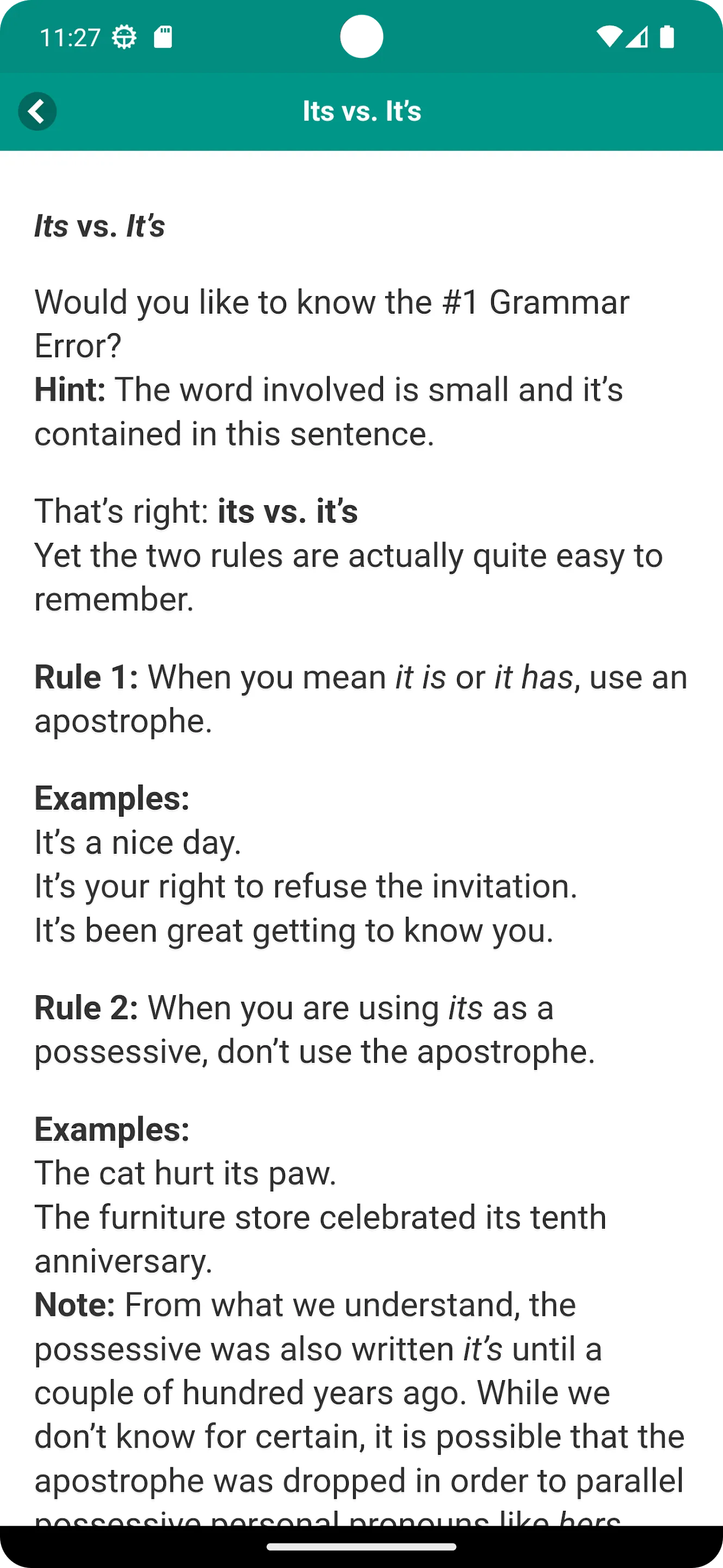 Common Grammar Mistakes | Indus Appstore | Screenshot