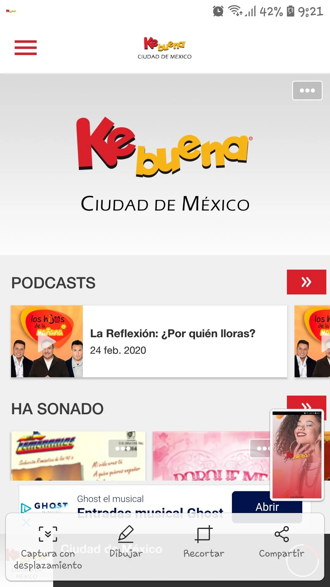 Ke Buena Radio | Indus Appstore | Screenshot