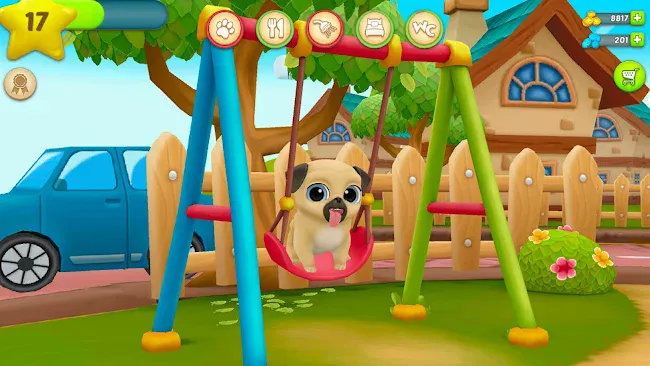 My Virtual Pet Louie the Pug | Indus Appstore | Screenshot