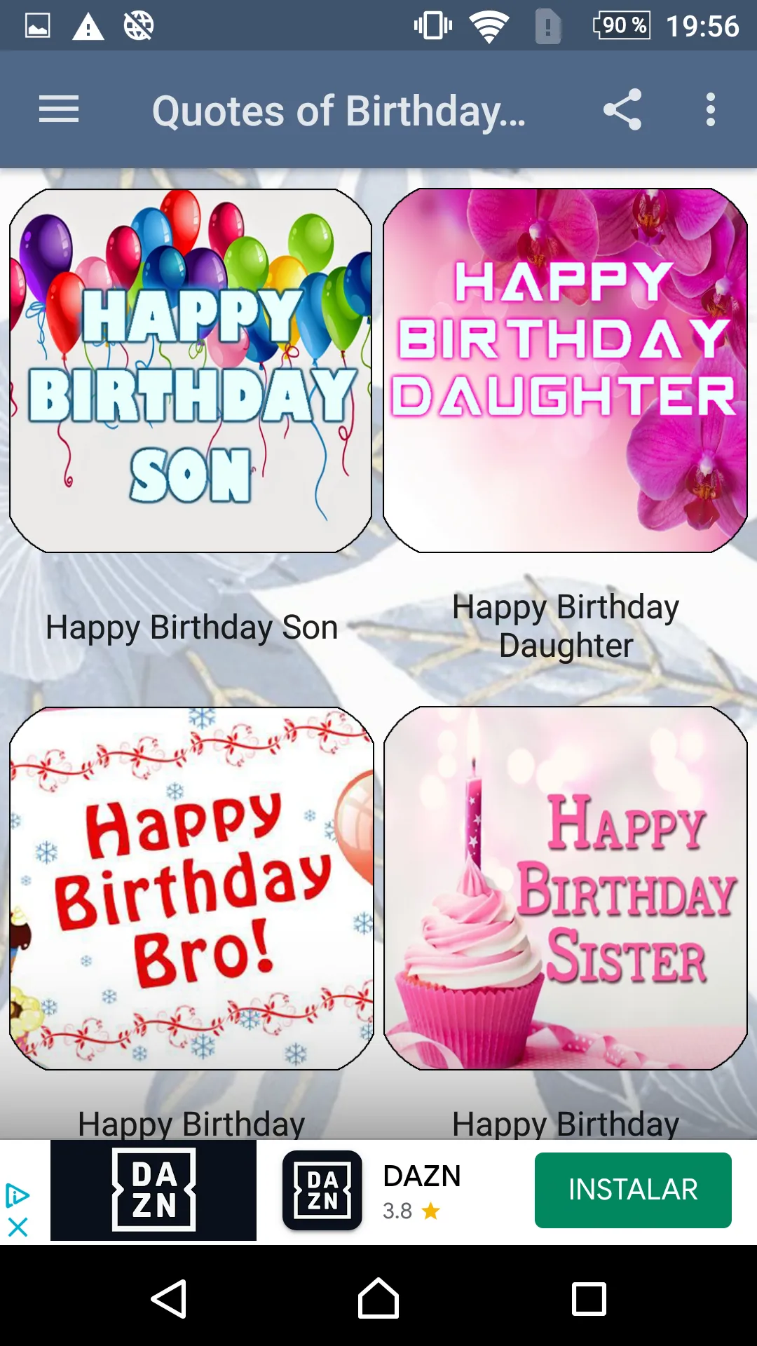 TEXT TO SEND ON BIRTHDAYS | Indus Appstore | Screenshot