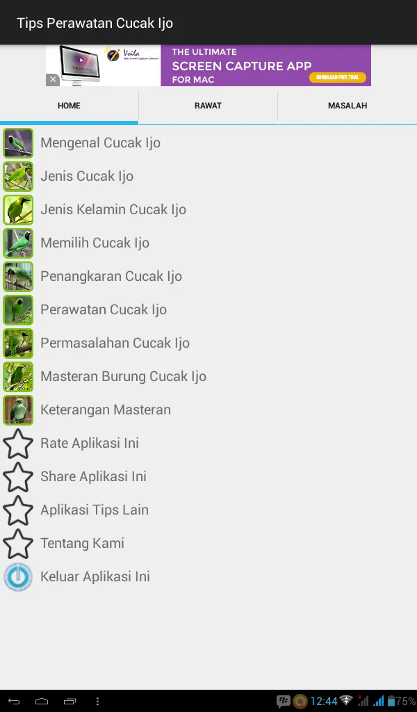 Tips Perawatan Cucak Ijo | Indus Appstore | Screenshot