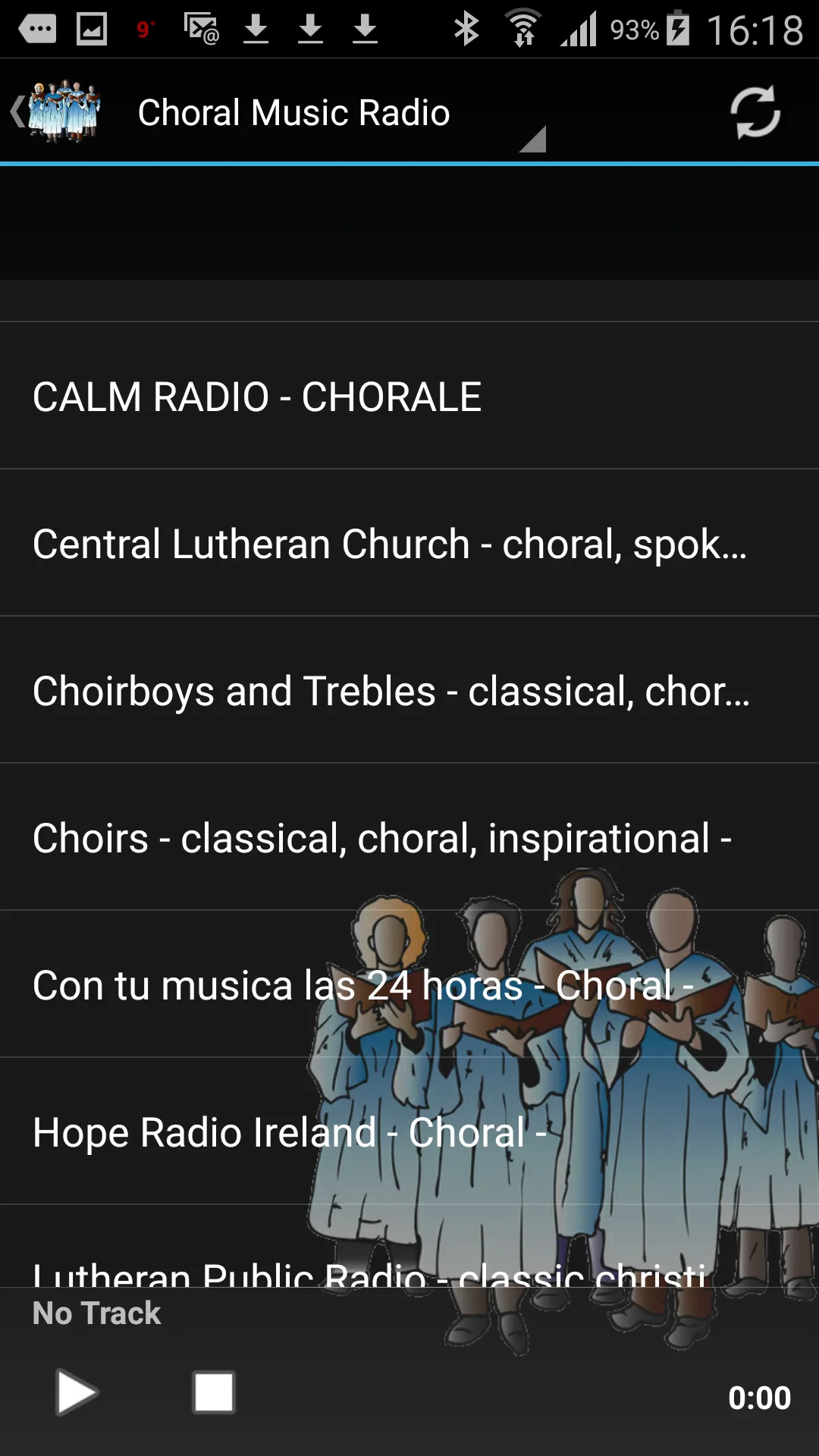 Choral Music Radio | Indus Appstore | Screenshot