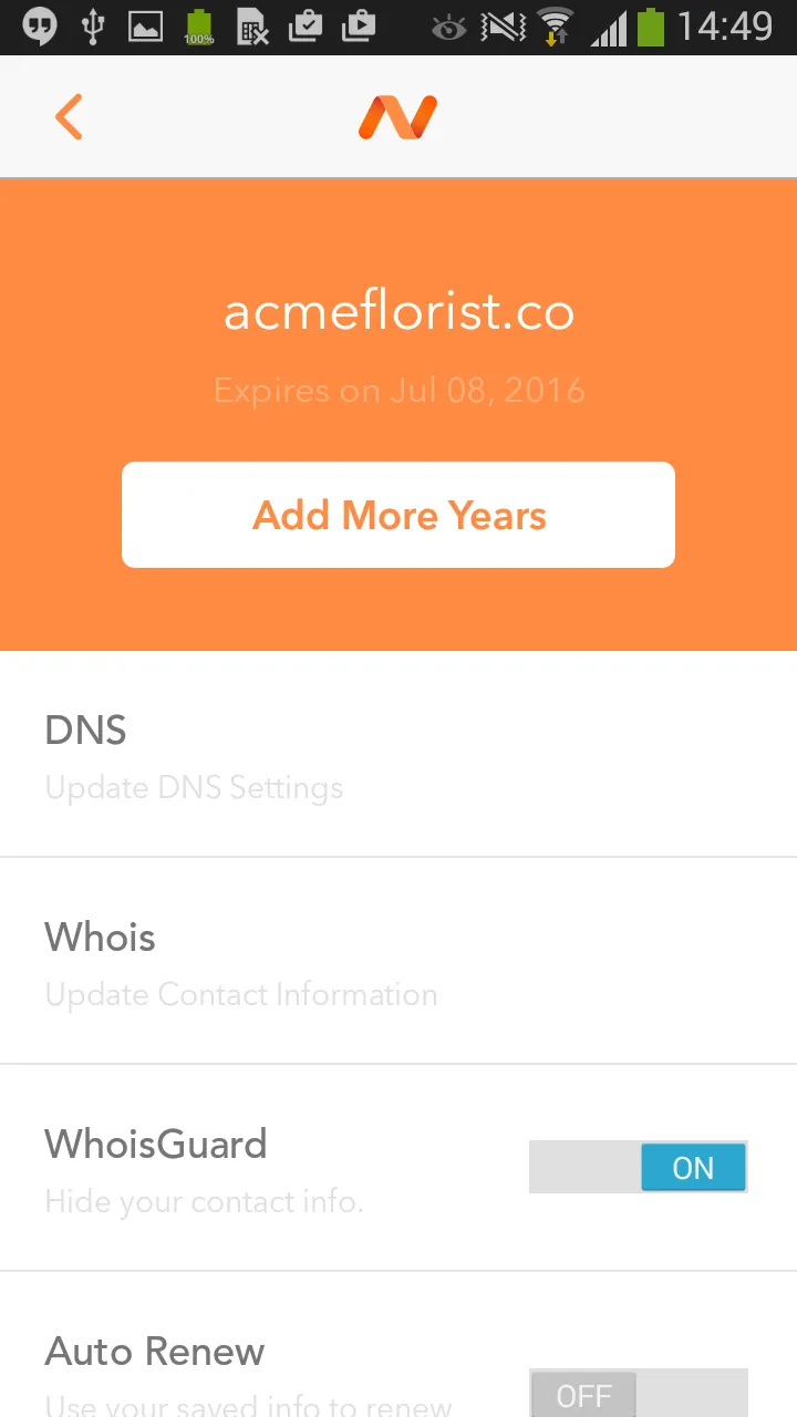 Namecheap | Indus Appstore | Screenshot