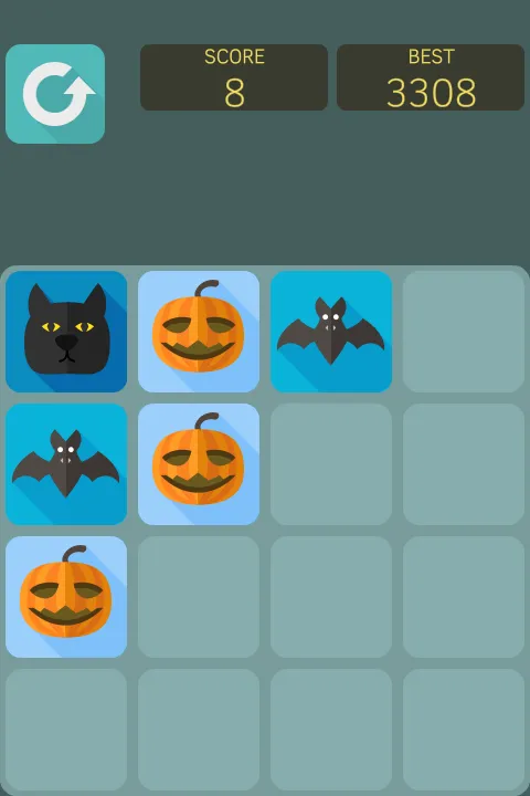 2048 Halloween Monster Treats | Indus Appstore | Screenshot