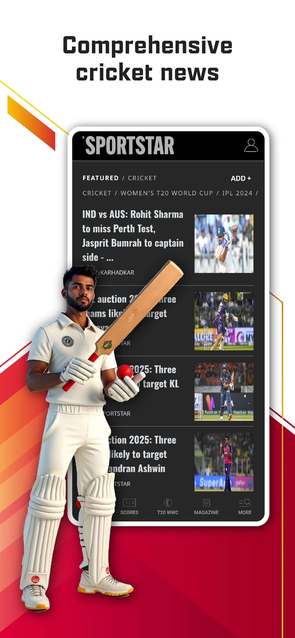 Sportstar - Live Sports & News | Indus Appstore | Screenshot