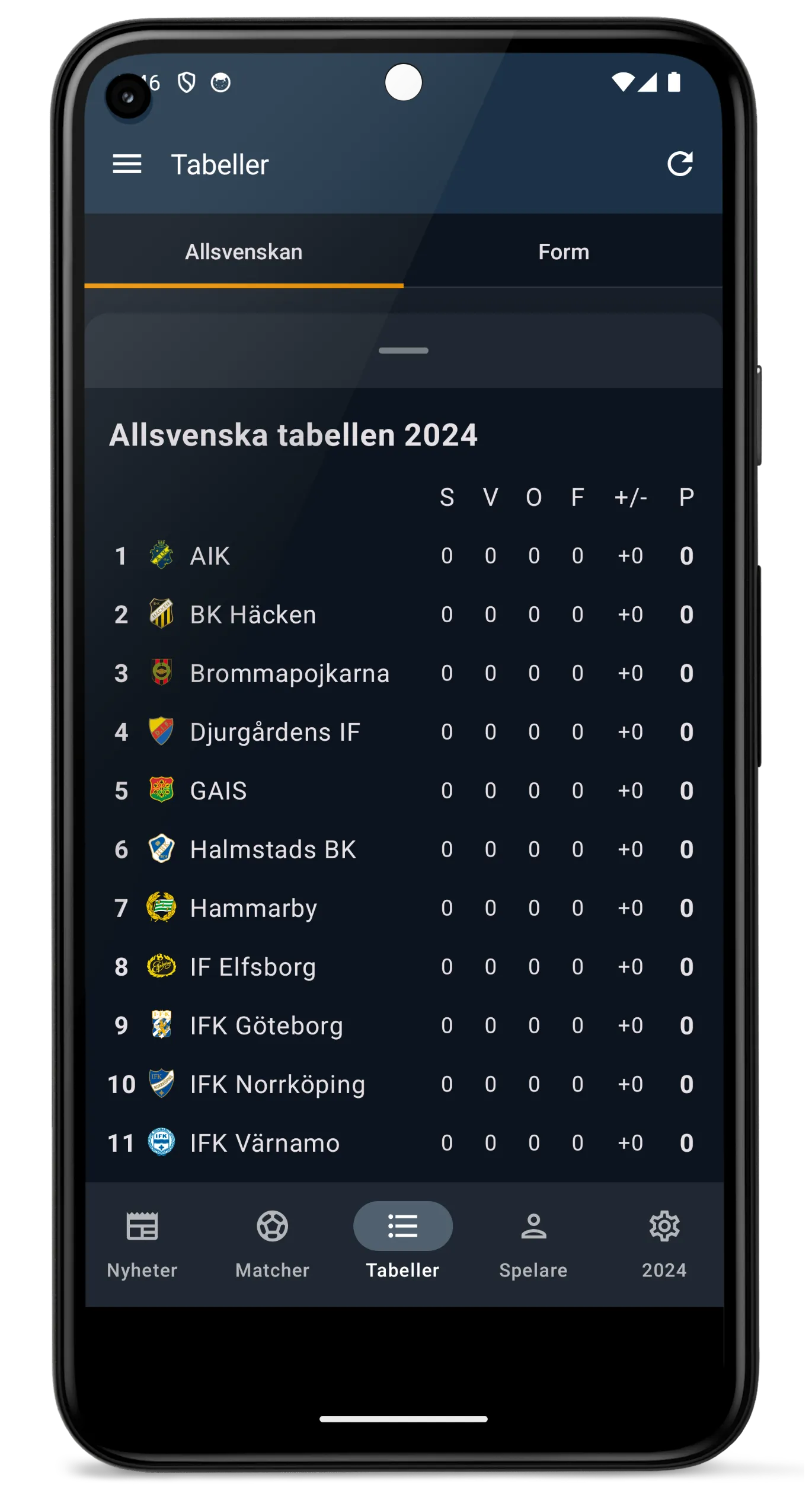 Allsvenskan 2024 | Indus Appstore | Screenshot