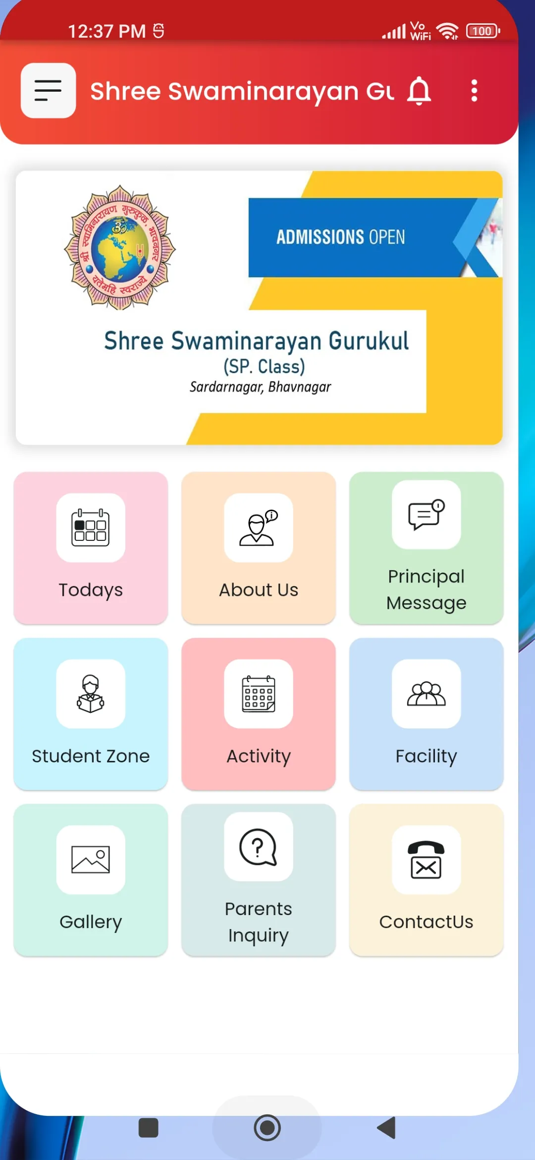 Shree Swaminarayan Gurukul | Indus Appstore | Screenshot