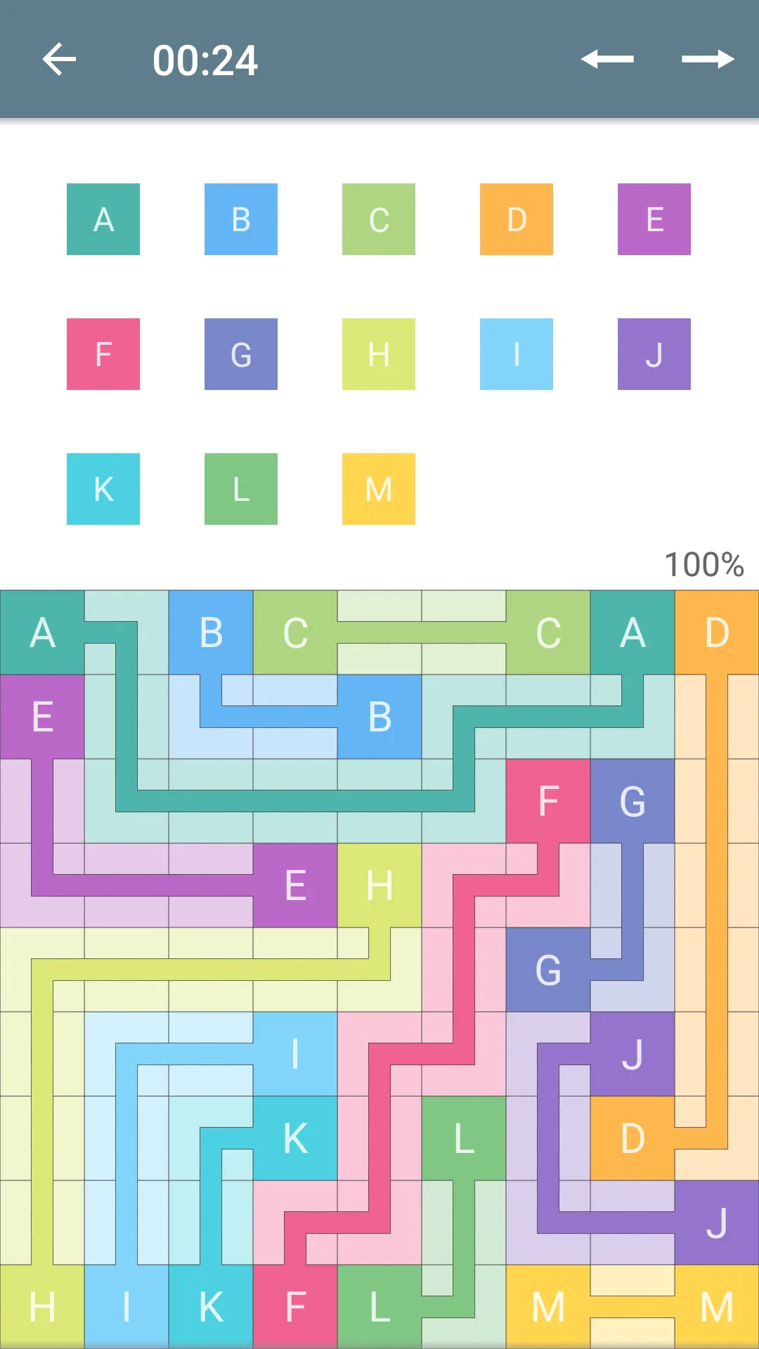 Color Pipes (Numberlink) | Indus Appstore | Screenshot