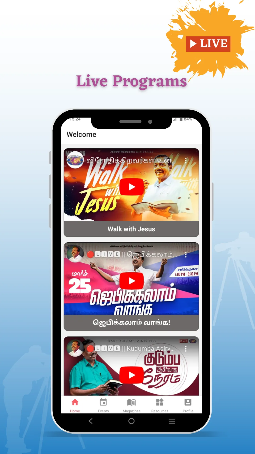 Jesus Redeems Ministries | Indus Appstore | Screenshot