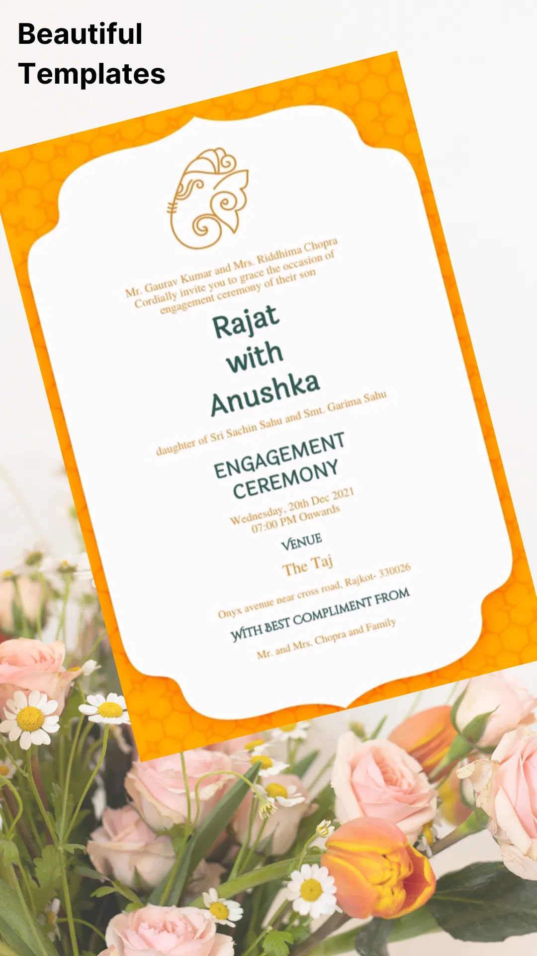 Hindu Wedding Card Maker | Indus Appstore | Screenshot