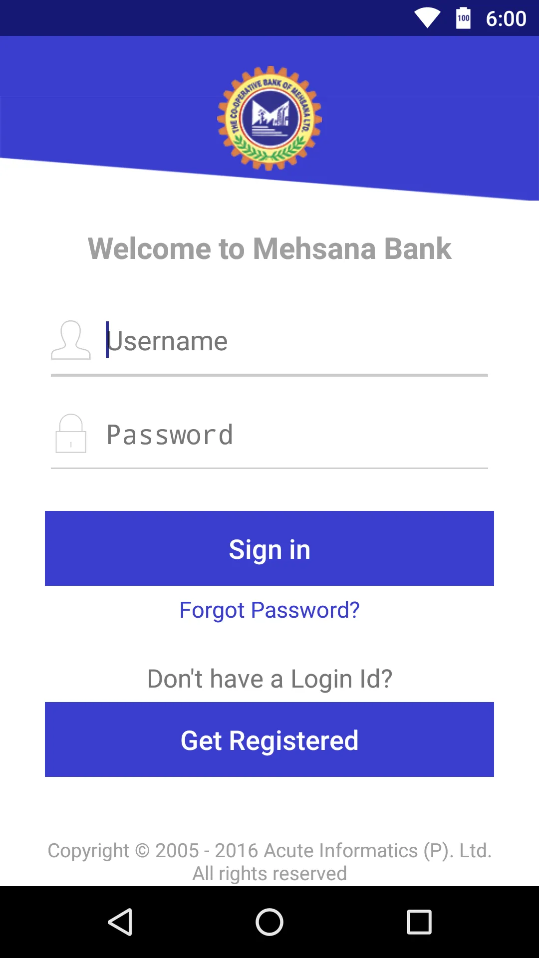 Mehsana Bank | Indus Appstore | Screenshot