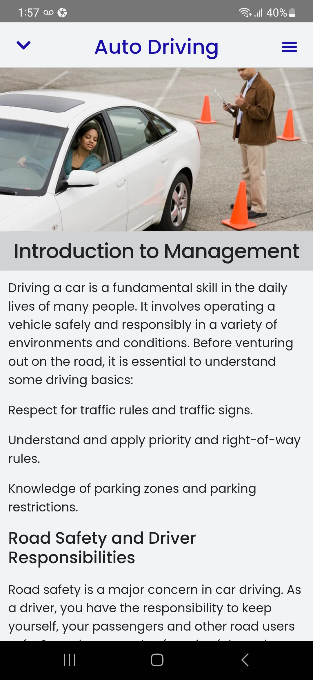 Car Driving Course | Indus Appstore | Screenshot