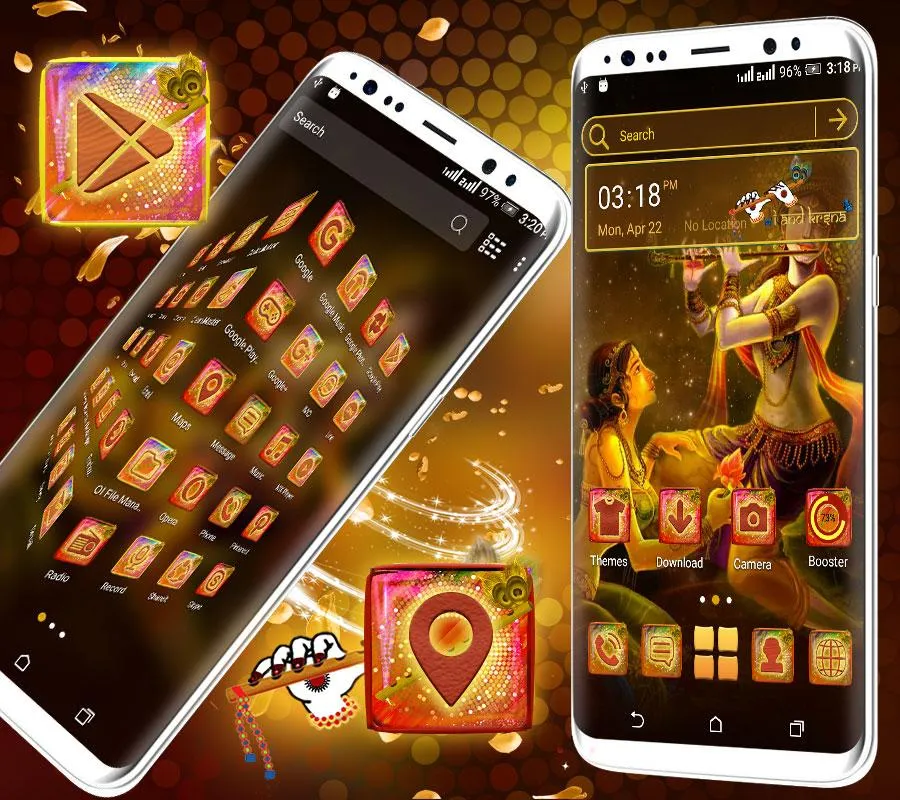 Radha Krishna Launcher Theme | Indus Appstore | Screenshot