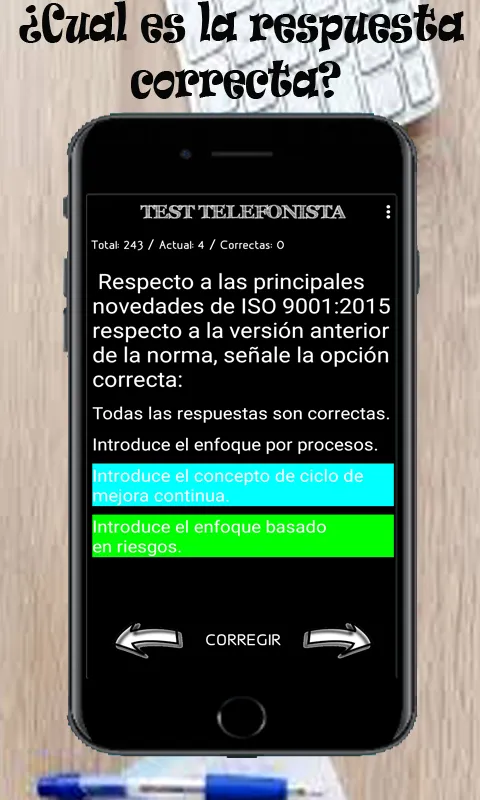 Test oposicion telefonista | Indus Appstore | Screenshot