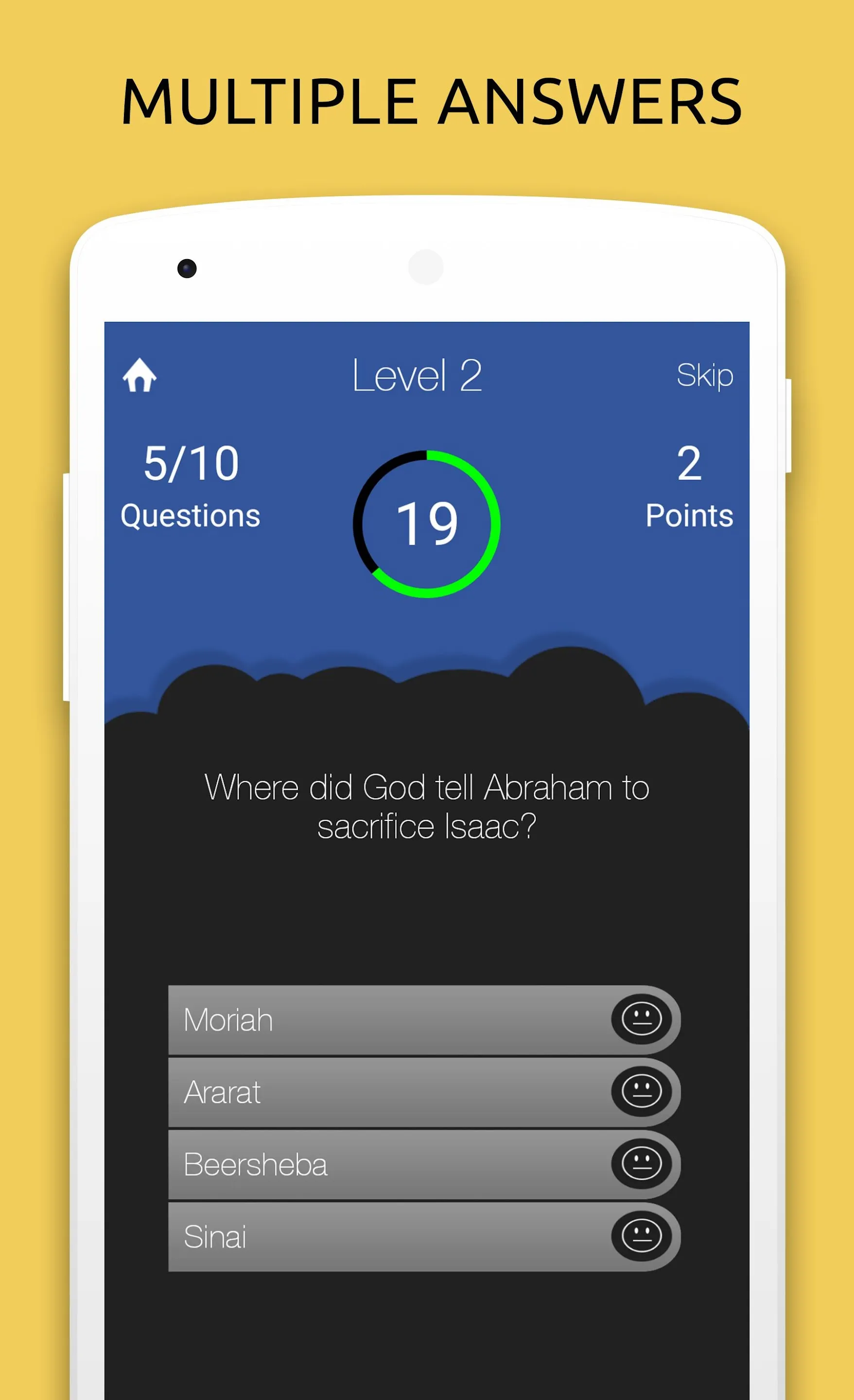 Bible Quiz Test Trivia Game | Indus Appstore | Screenshot