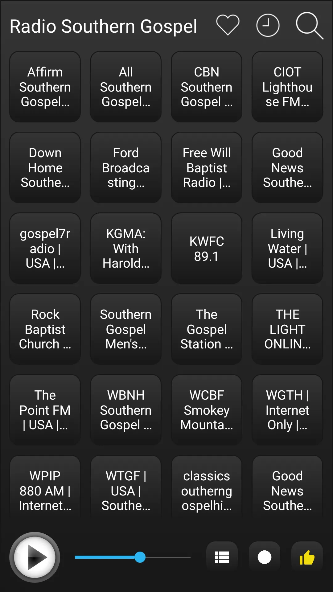 Southern Gospel Radio FM Music | Indus Appstore | Screenshot