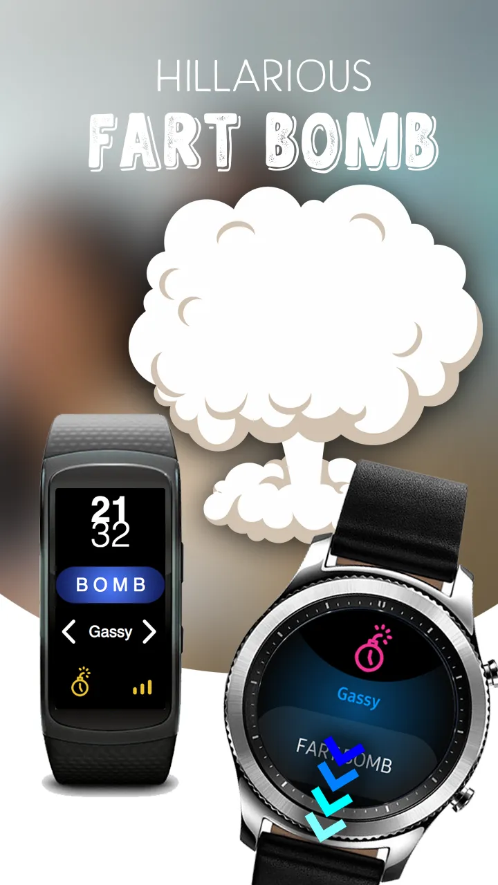 Remote Fart : Gear S3, Galaxy  | Indus Appstore | Screenshot