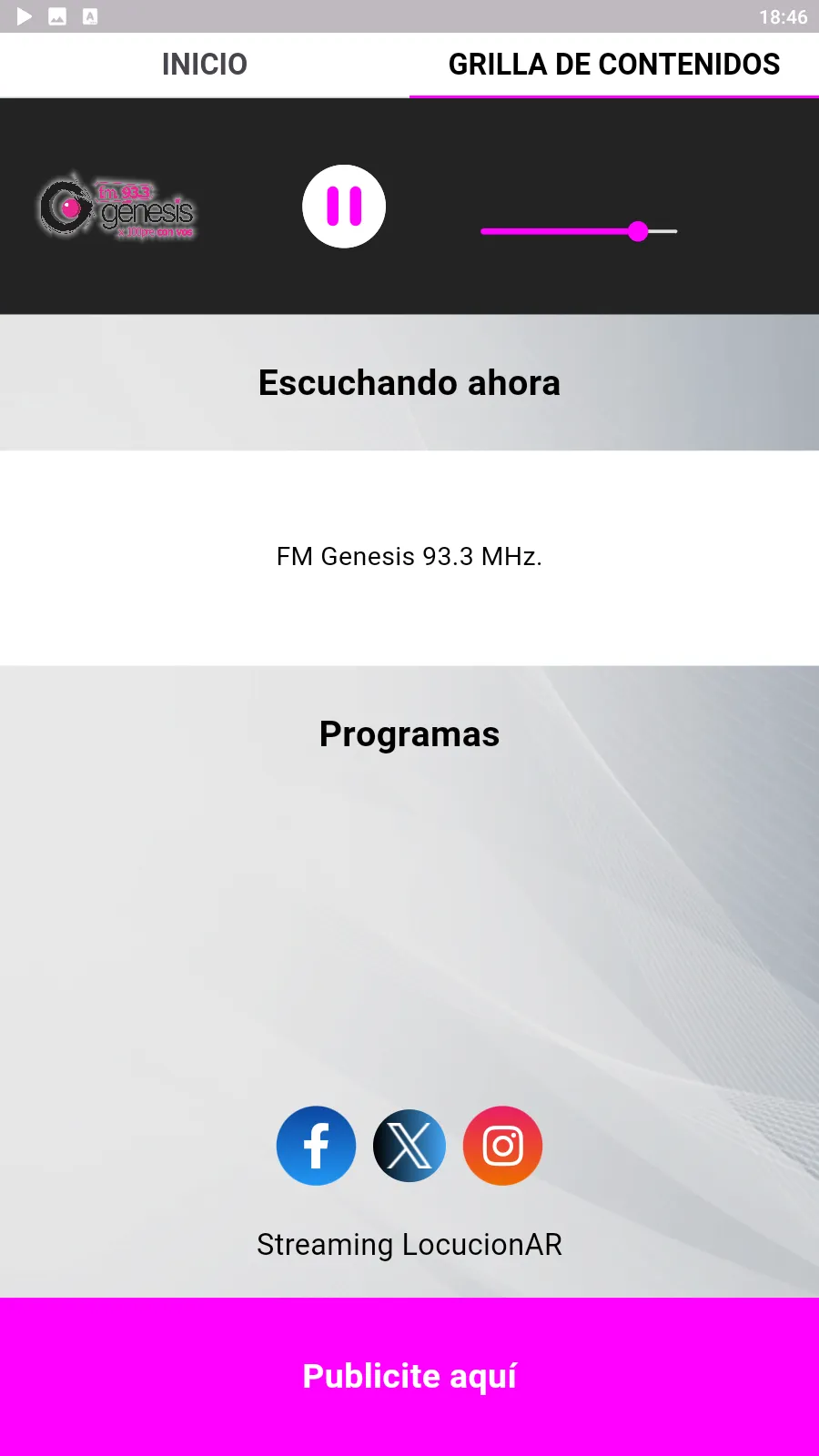 FM Genesis 93.3 | Indus Appstore | Screenshot