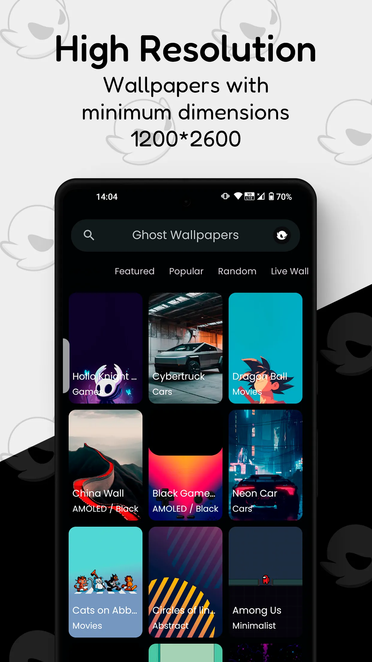 Ghost - Wallpapers in HD, 4K | Indus Appstore | Screenshot