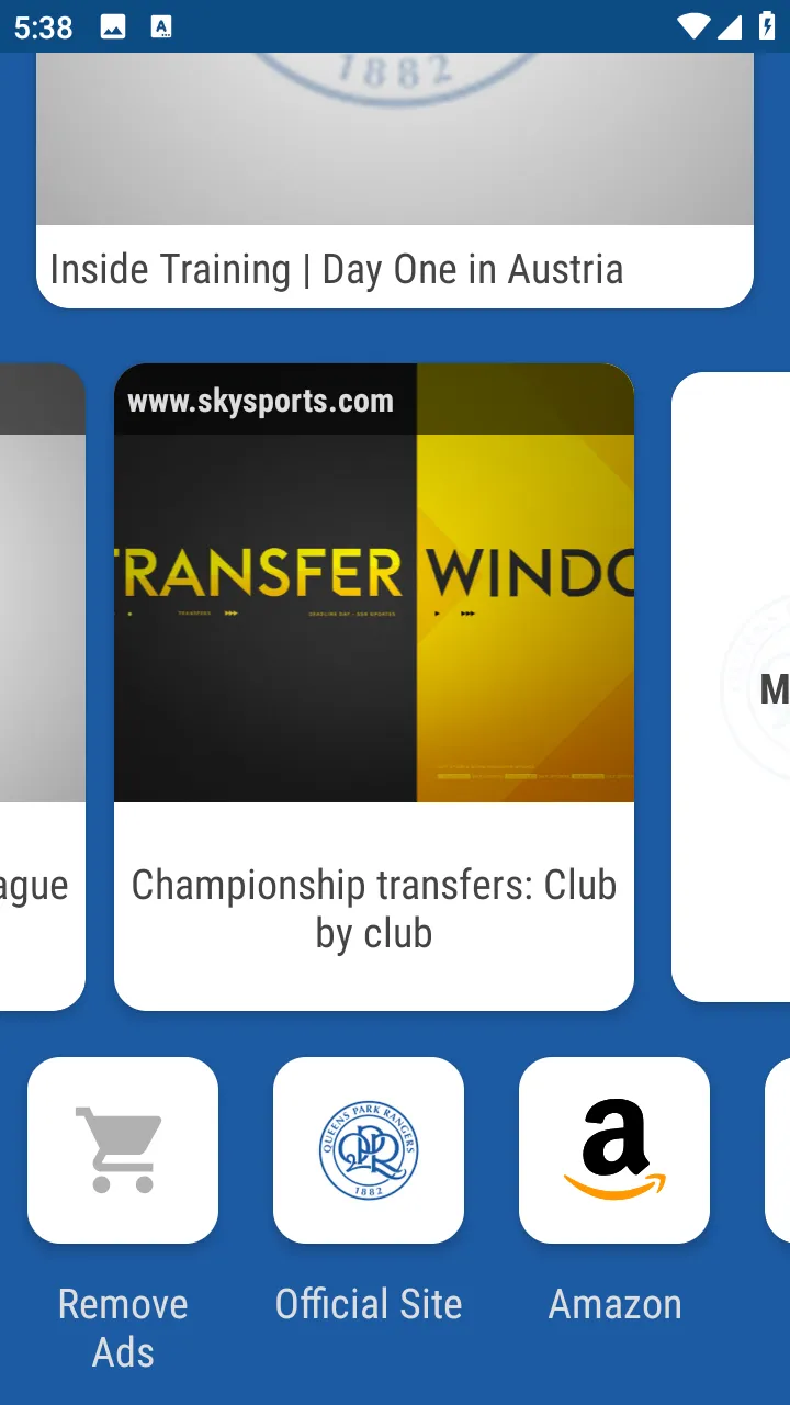 QPR FC Fan App | Indus Appstore | Screenshot