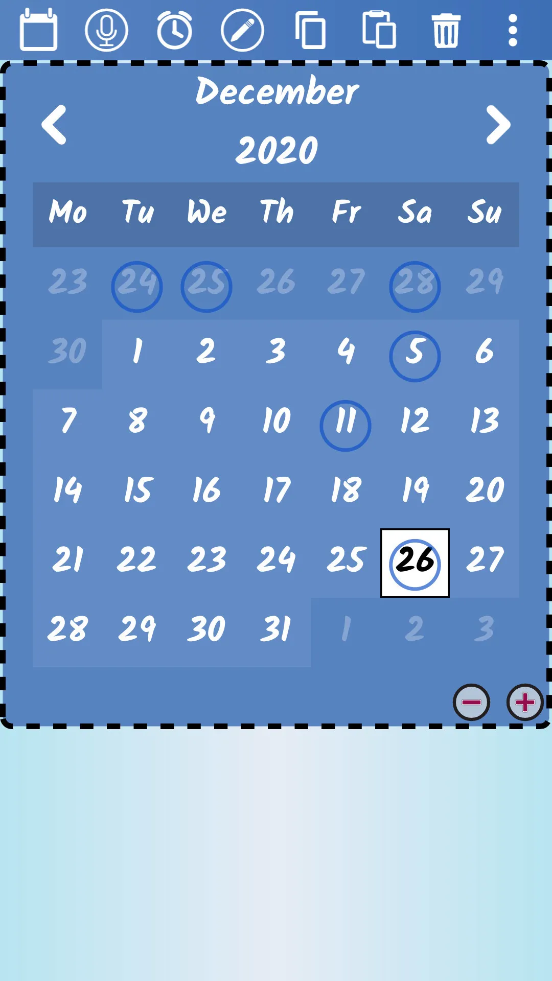 Calendar Notes | Indus Appstore | Screenshot