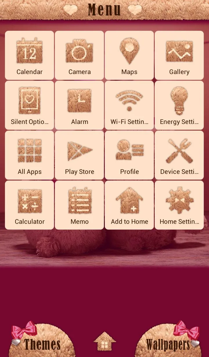 Teddy Bear Couple Theme +HOME | Indus Appstore | Screenshot