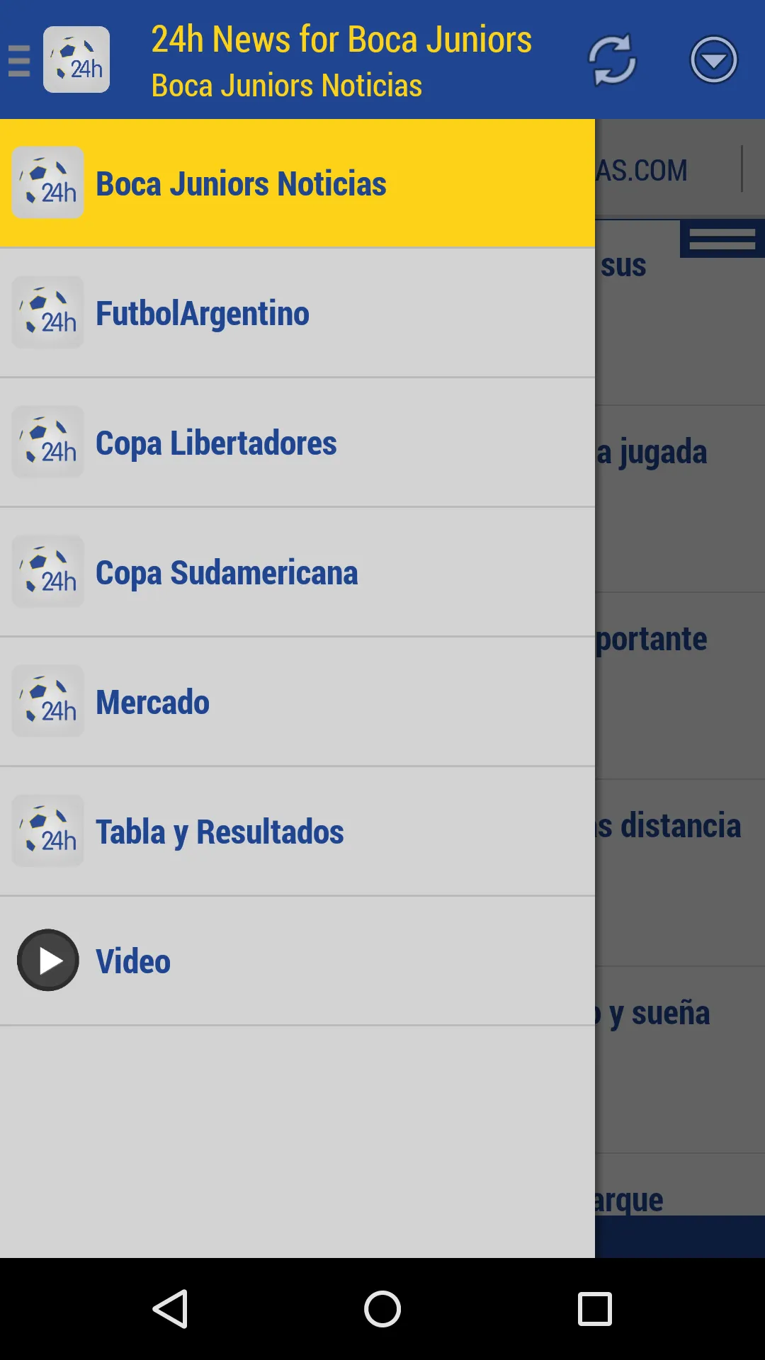 Boca Juniors Noticias 24h | Indus Appstore | Screenshot