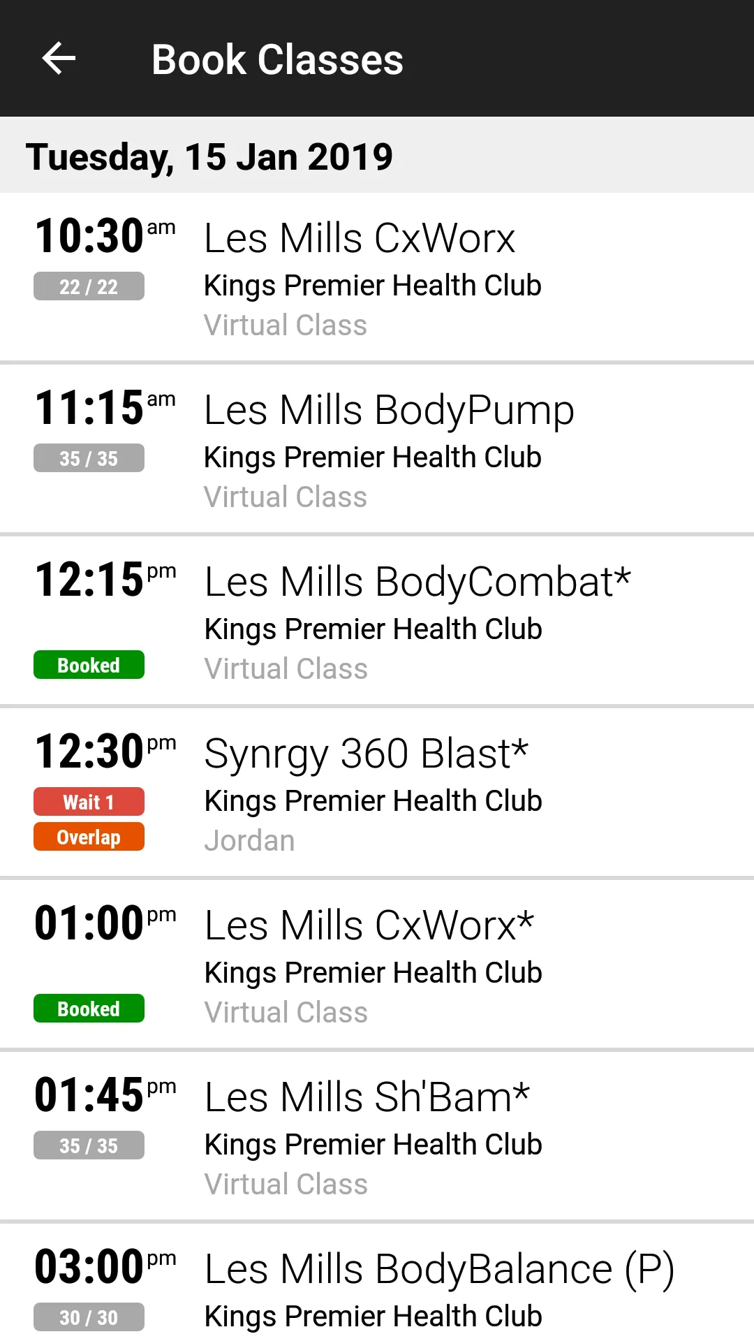 Kings & Marina Health Clubs | Indus Appstore | Screenshot