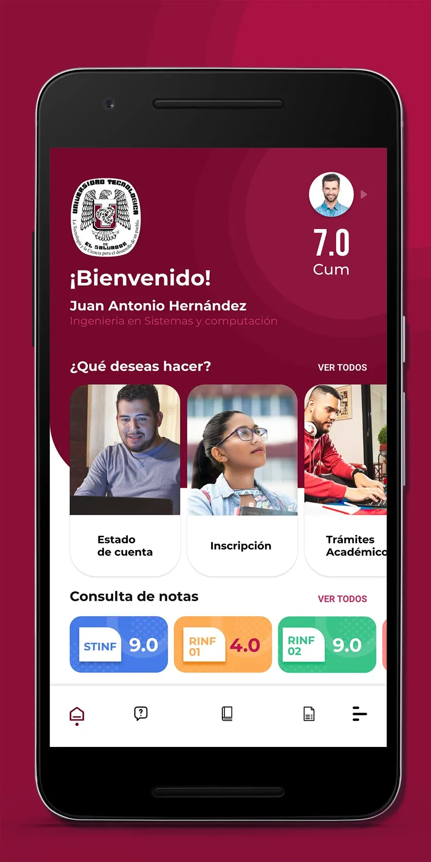 UTEC El Salvador | Indus Appstore | Screenshot