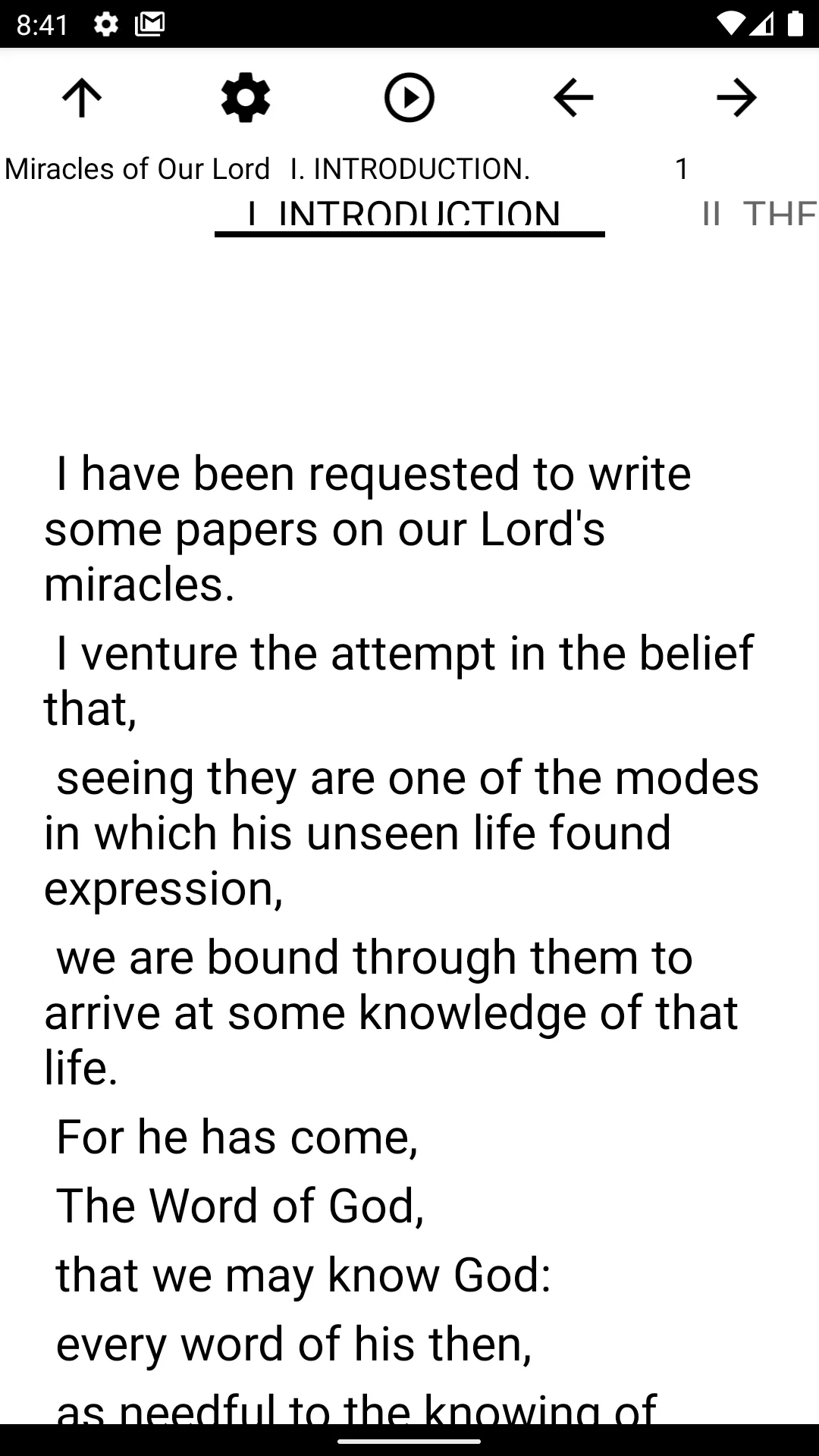 Book, Miracles of Our Lord | Indus Appstore | Screenshot