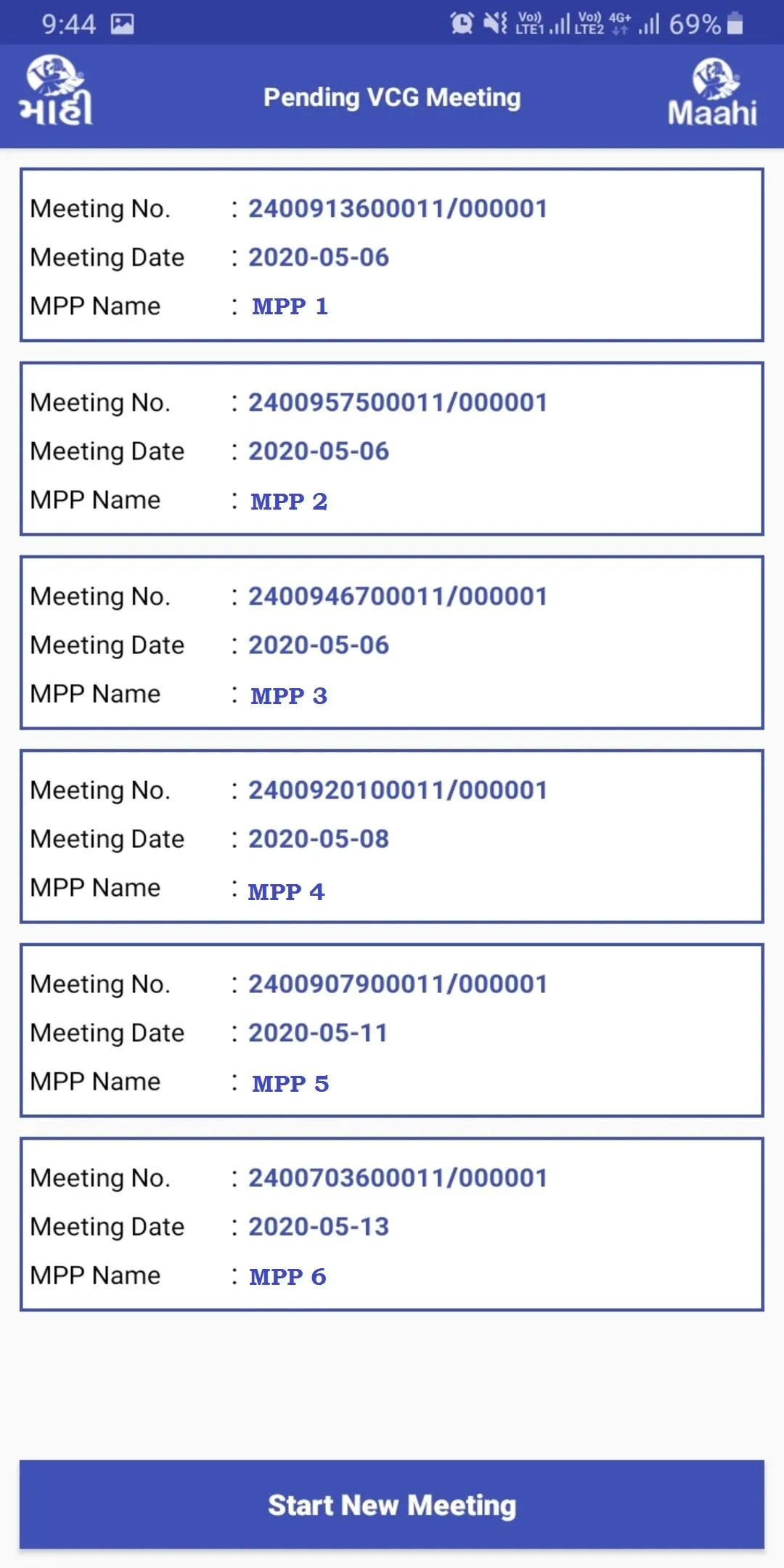 Maahi VCG Meeting | Indus Appstore | Screenshot