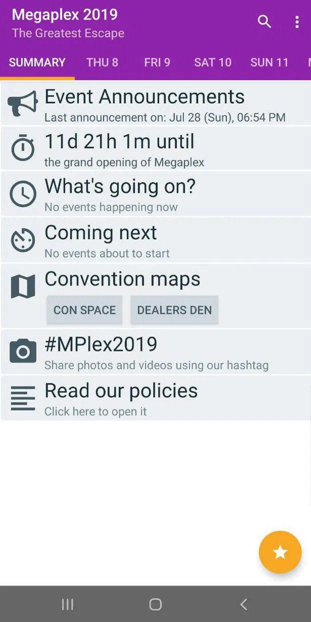 Megaplex Convention | Indus Appstore | Screenshot