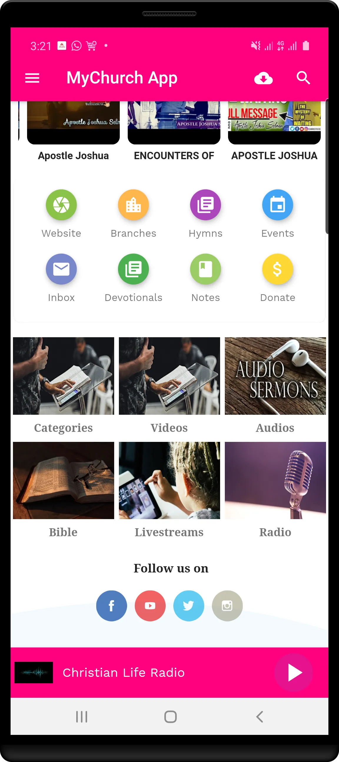 MyChurch App Android and iOS | Indus Appstore | Screenshot