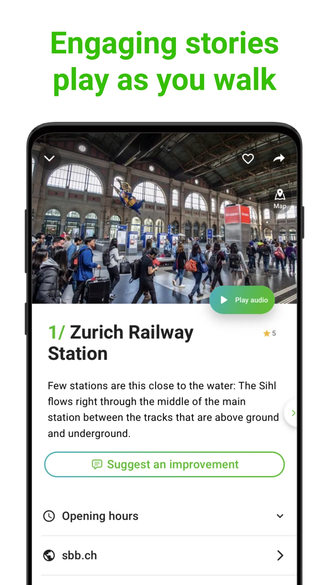 Zurich Tour Guide:SmartGuide | Indus Appstore | Screenshot