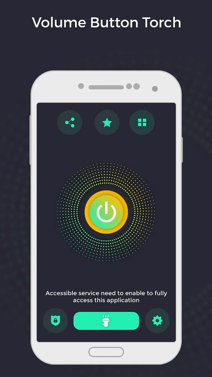 Volume Button Torch ON/OFF | Indus Appstore | Screenshot