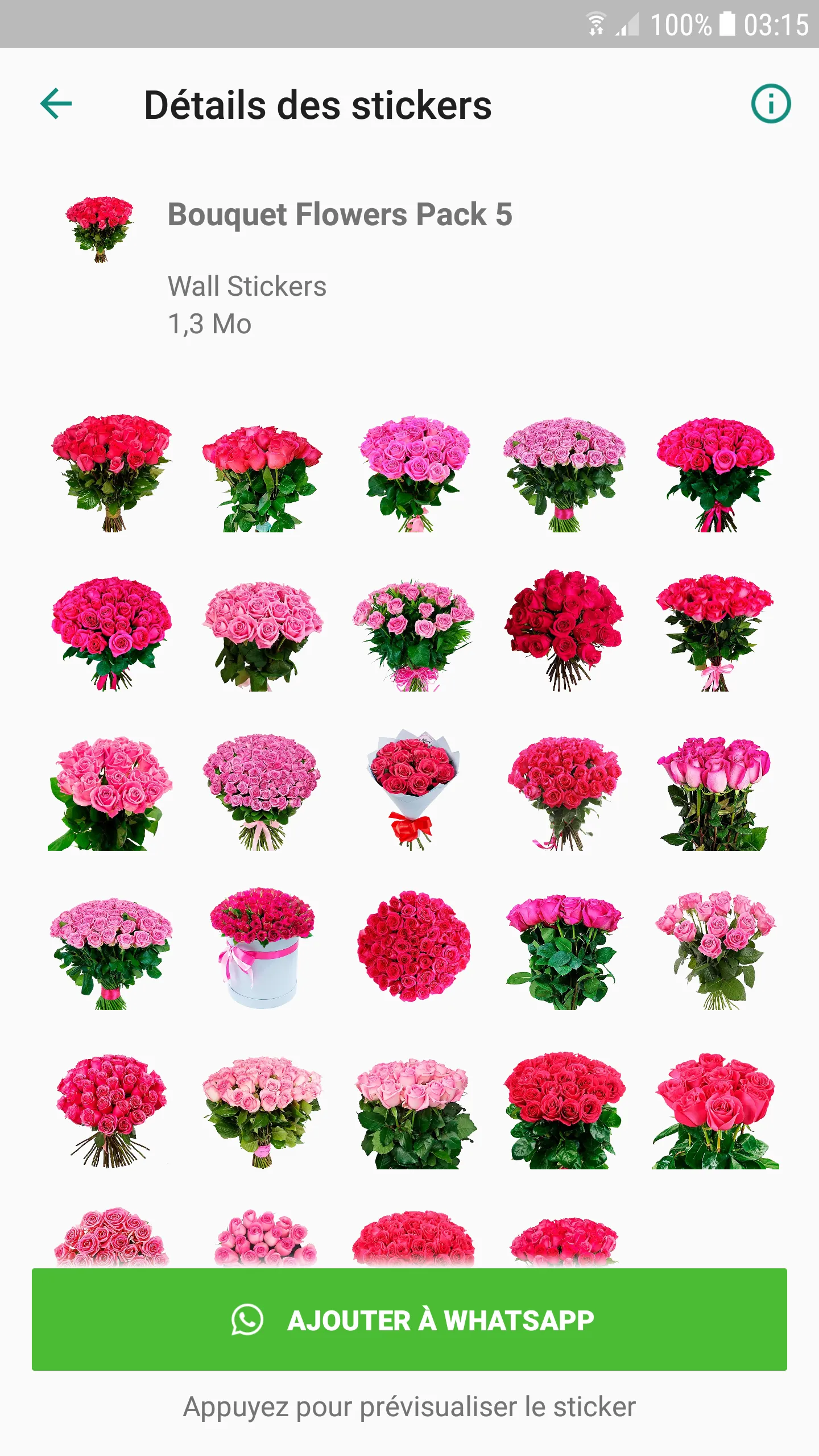 Flowers Stickers for WhatsApp | Indus Appstore | Screenshot