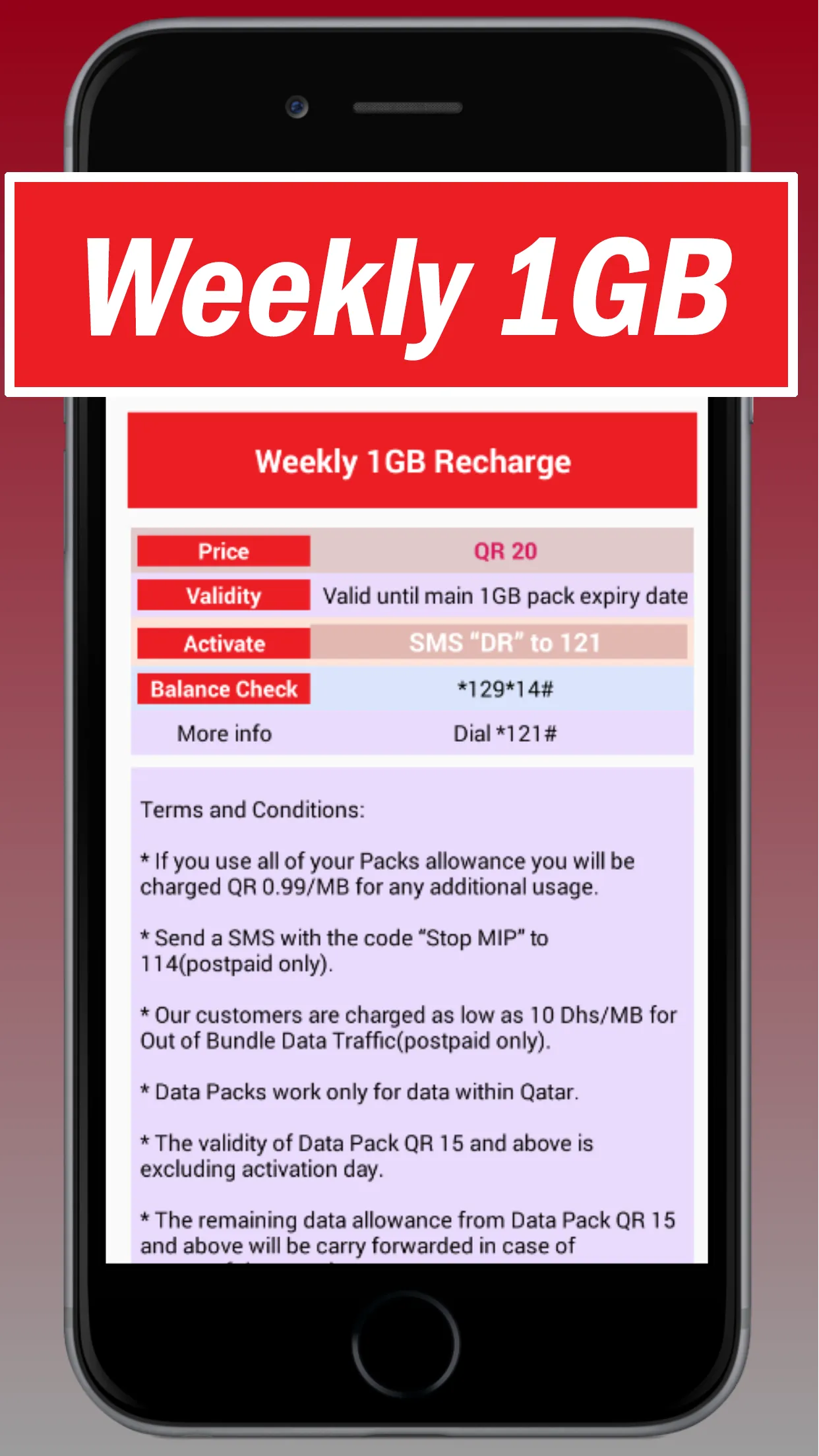 Qatars (Hala) Data Plan | Indus Appstore | Screenshot