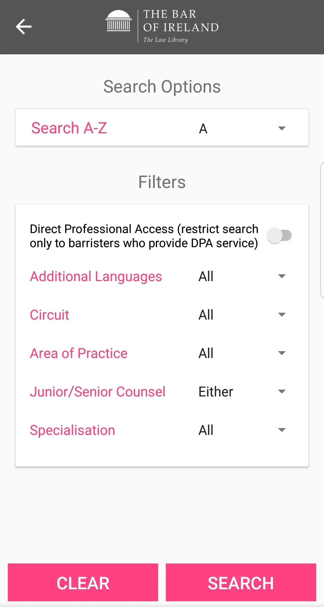 Find A Barrister | Indus Appstore | Screenshot