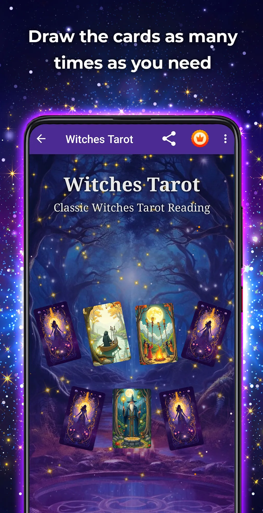 Witches Tarot in English | Indus Appstore | Screenshot