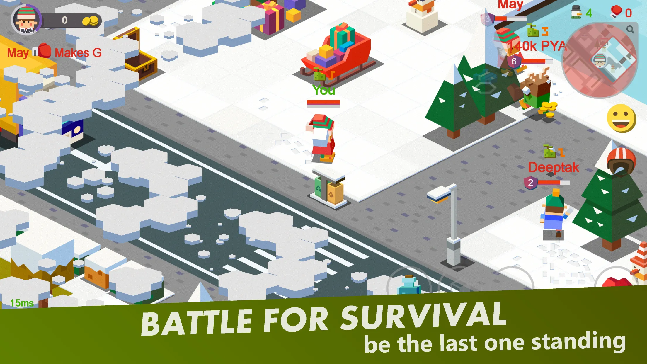 SnowFight Go: Battle Royale | Indus Appstore | Screenshot