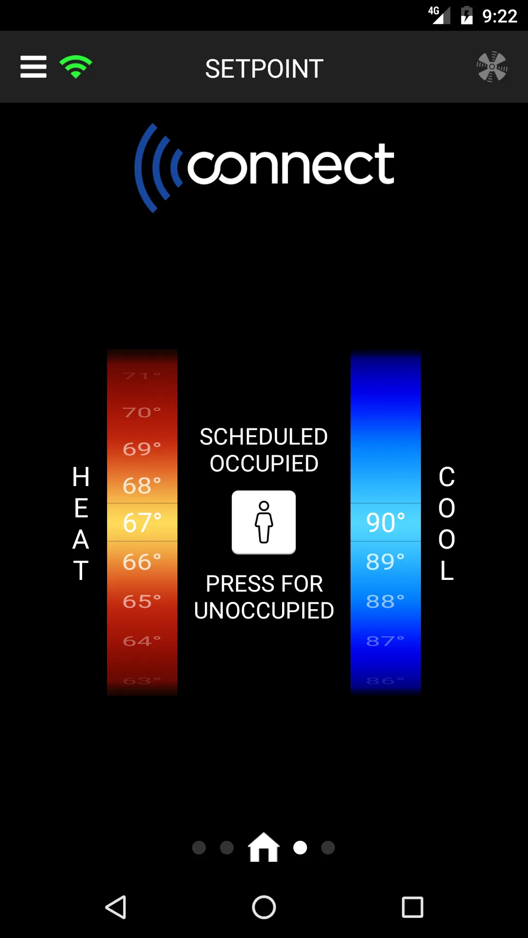 Carrier Connect Thermostat | Indus Appstore | Screenshot