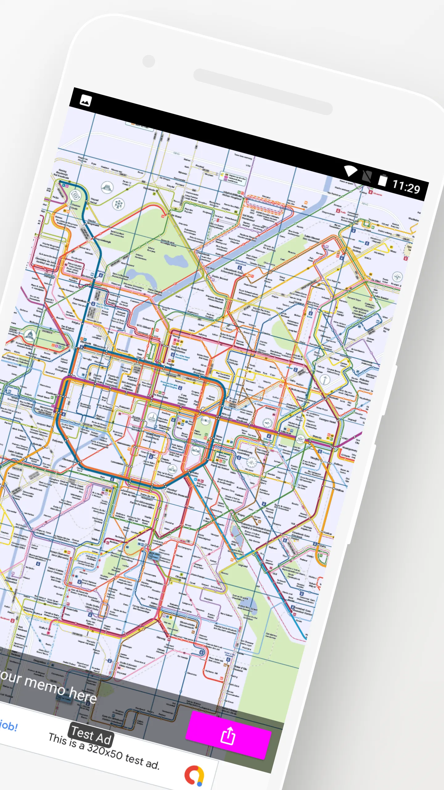 BRUSSELS METRO TRAM BUS GUIDE | Indus Appstore | Screenshot