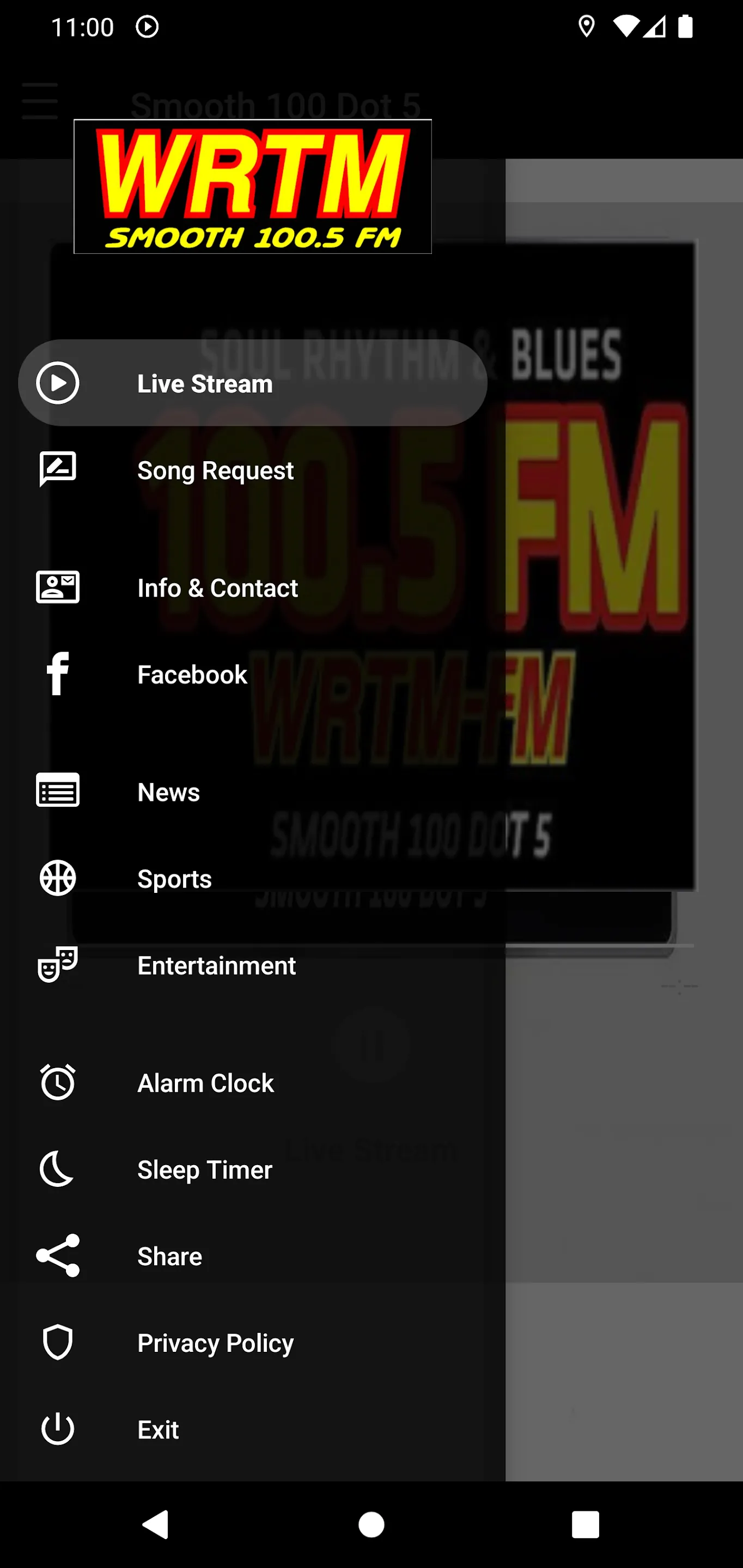 WRTM SMOOTHSOUL 100.5 | Indus Appstore | Screenshot