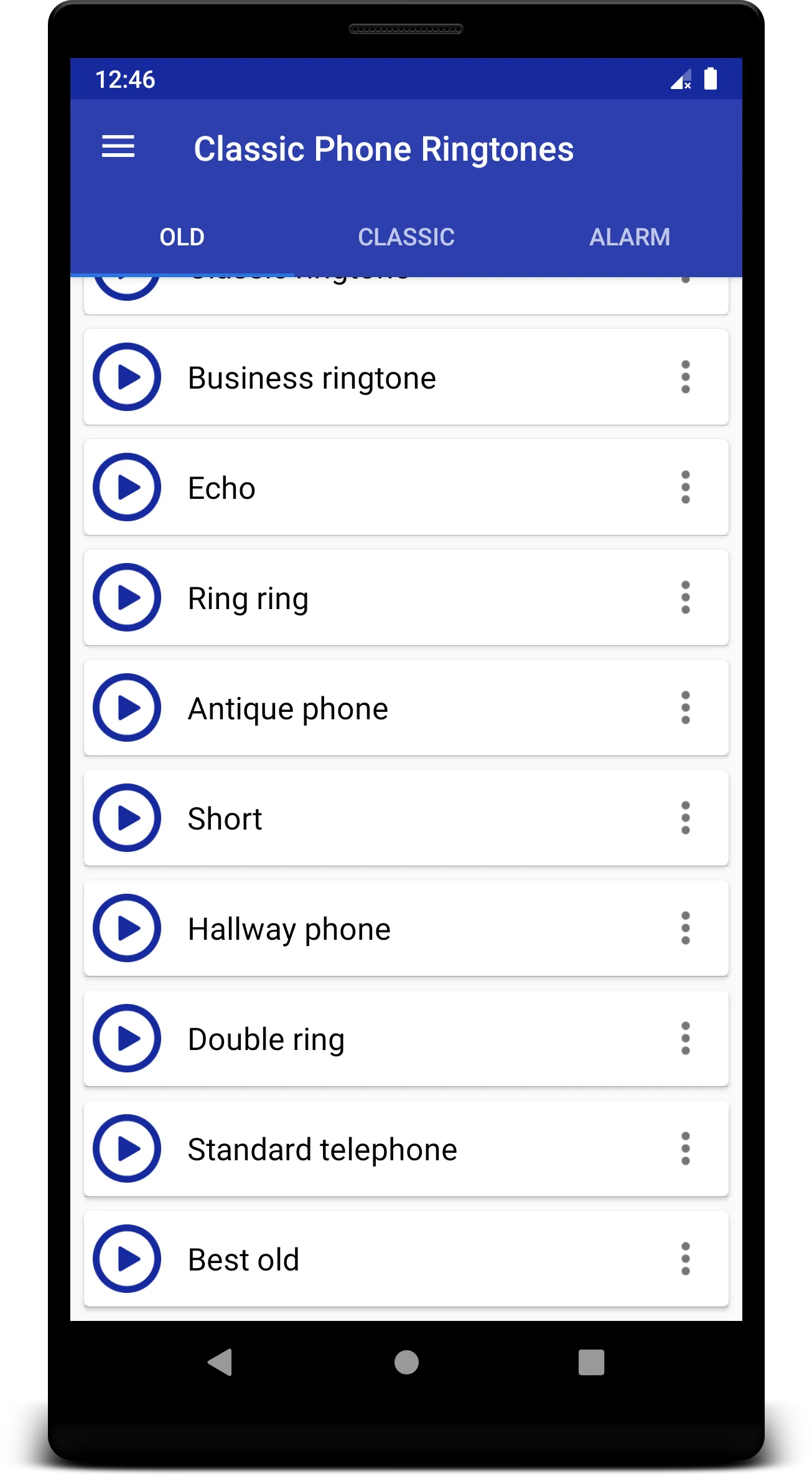 Classic(Old) Phone Ringtones | Indus Appstore | Screenshot