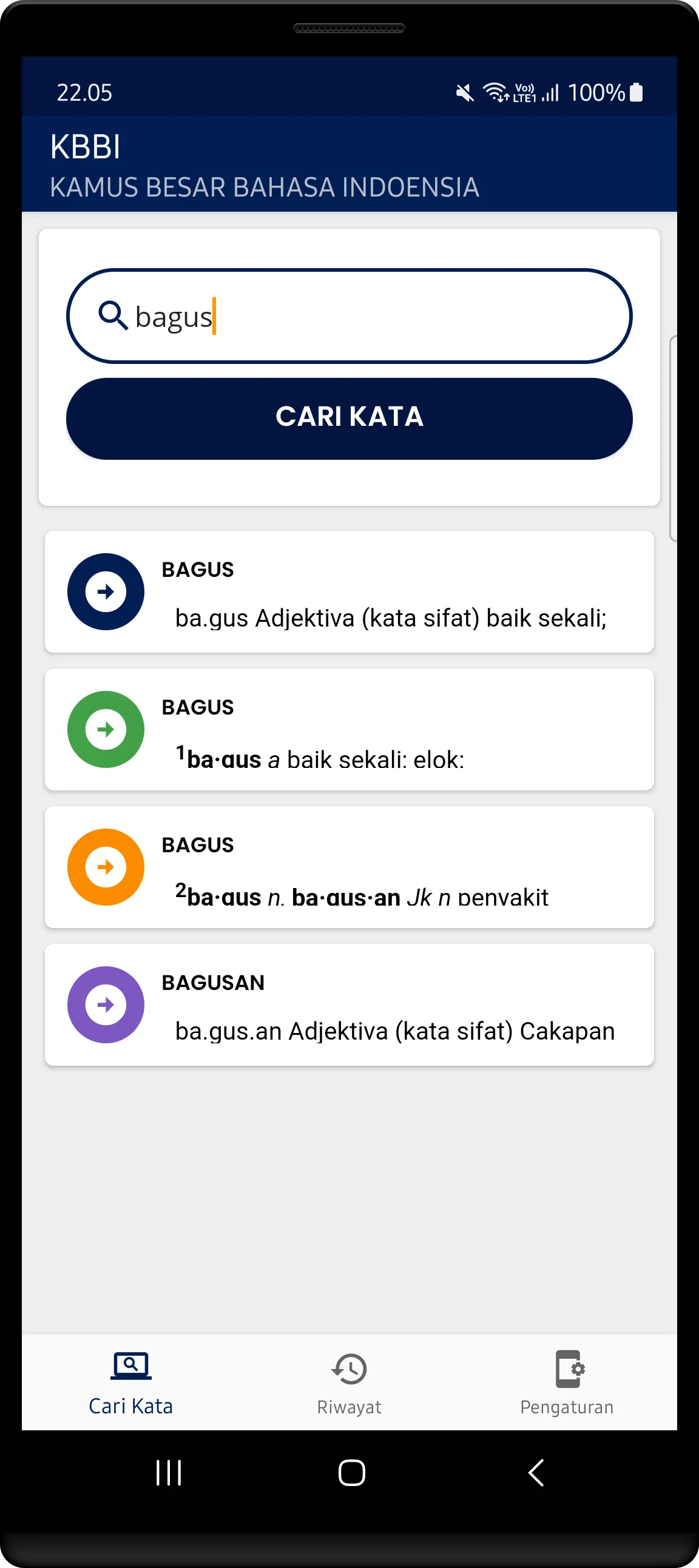 Kamus Kata KBBI | Indus Appstore | Screenshot