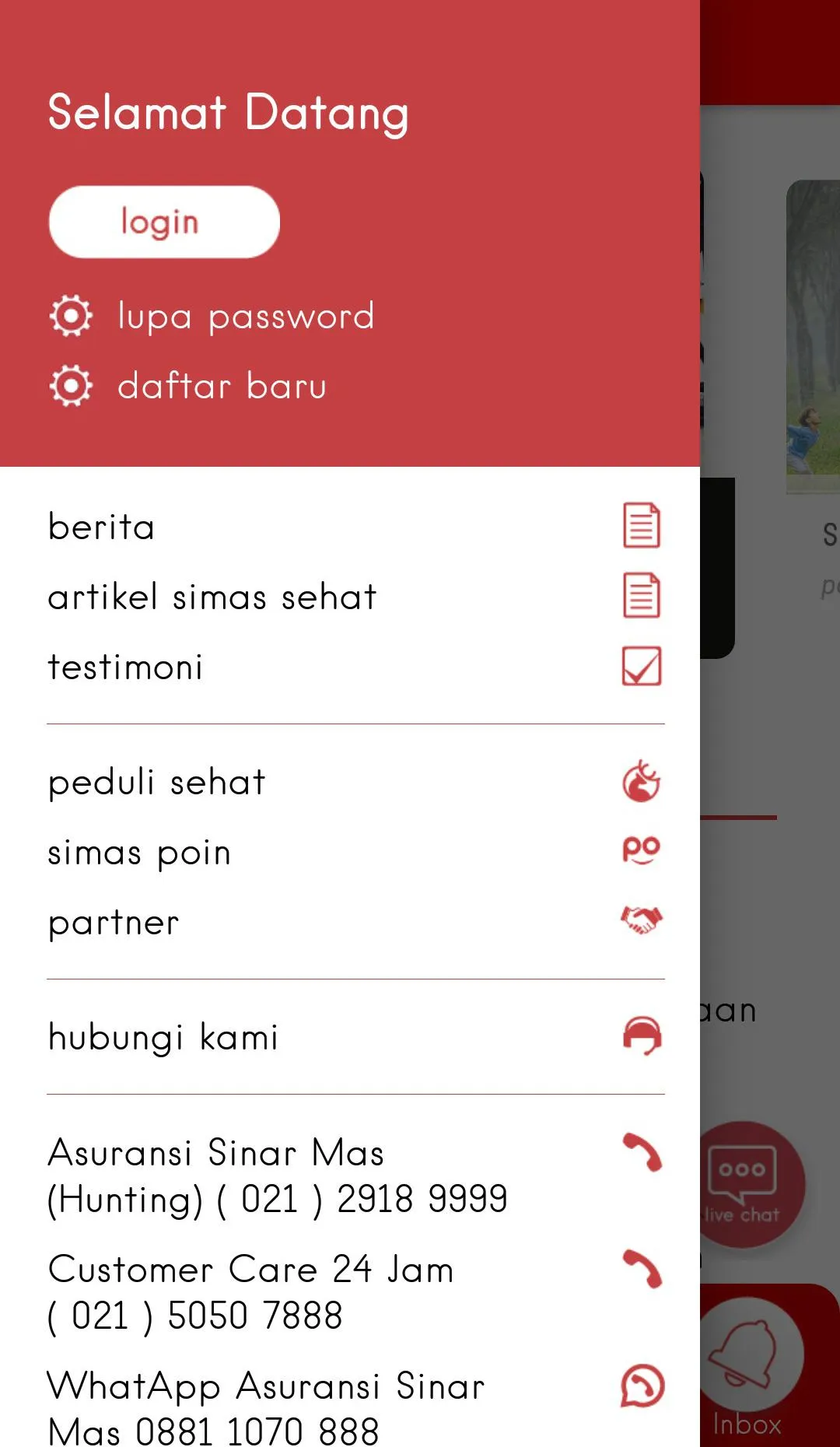 Asuransi Sinar Mas Online | Indus Appstore | Screenshot